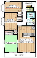 apartment tsukimino 3LDK(floor plan)