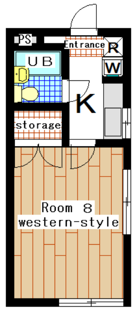 nagatsuta apartment 1K