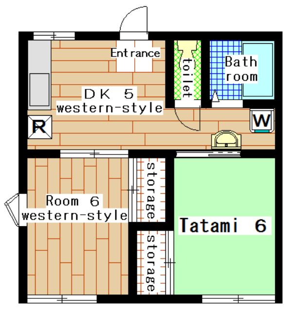 tsukushino apartment 2DK