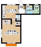 賃貸アパート 南町田・つきみ野 1DK