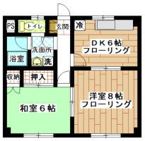 賃貸マンション 南町田・つきみ野 2DK