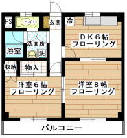 賃貸マンション 南町田・つきみ野 2DK