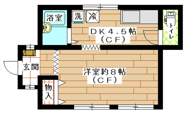 賃貸アパート　長津田　1DK