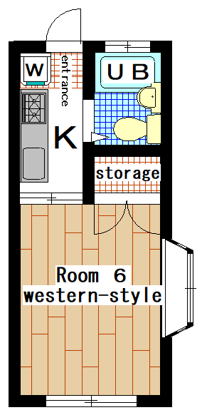 suzukakedai apartment 1K