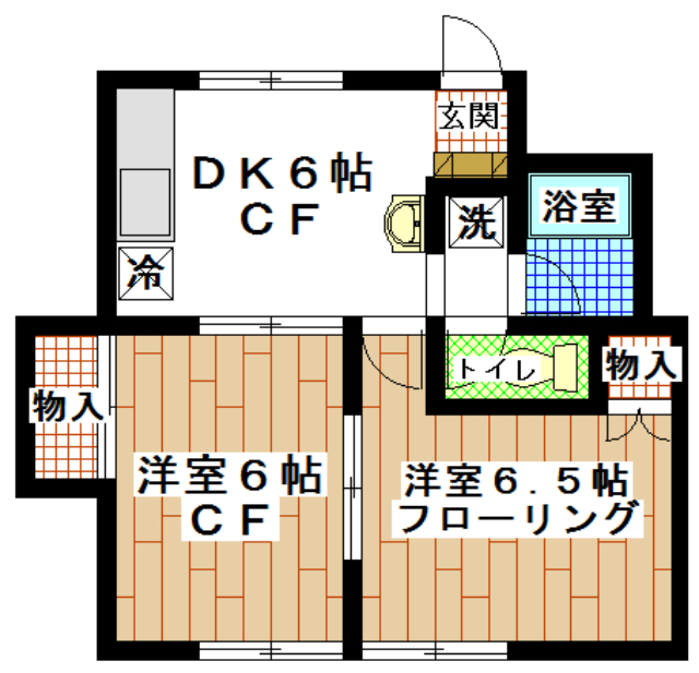 賃貸アパート すずかけ台 2DK